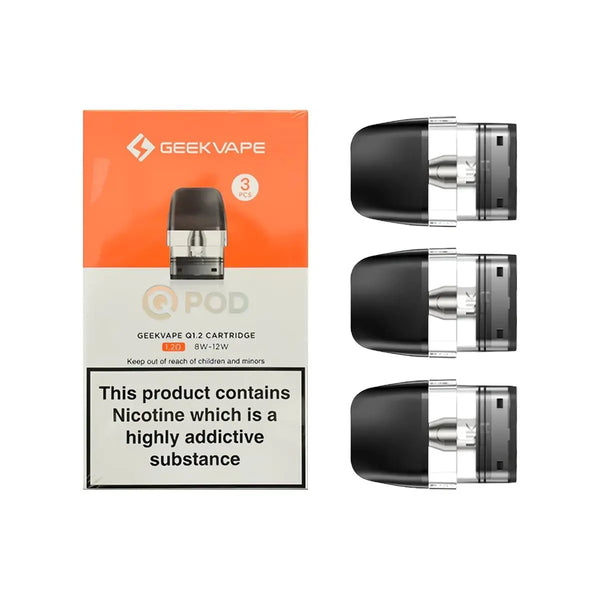 Geekvape Q Replacement Pods , 3pk Geek Vape