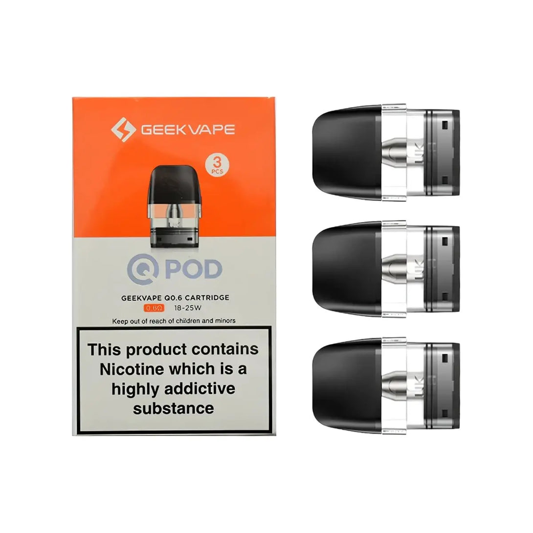 Geekvape Q Replacement Pods , 3pk Geek Vape