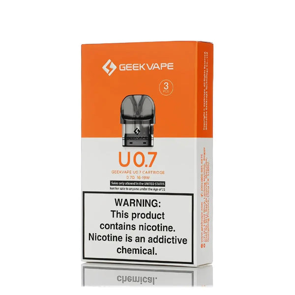 Geekvape U Replacement Cartridge 0.7OHM, 3pk Geek Vape