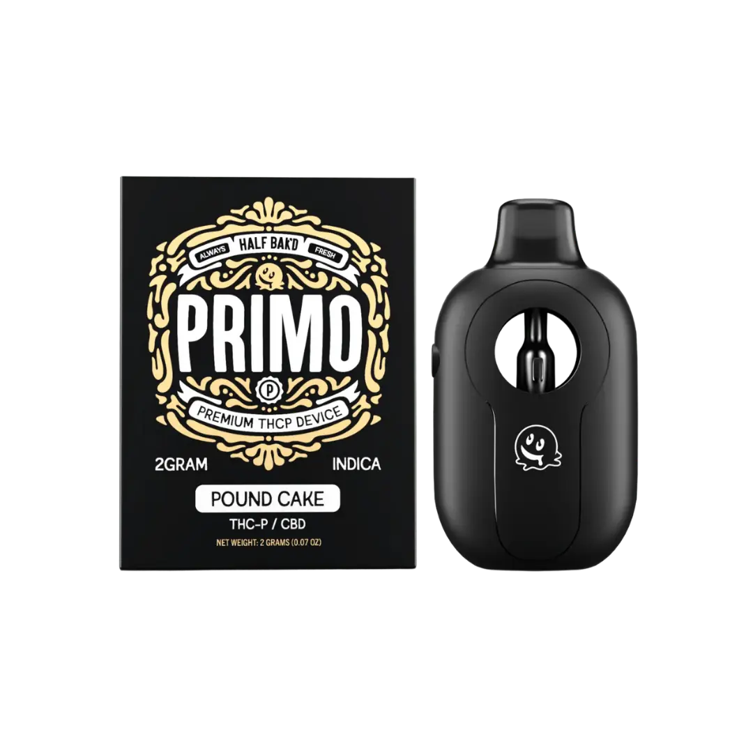 HALF BAKD PRIMO THC-P/CBD 2GM DISPOSABLE HALF BAKD