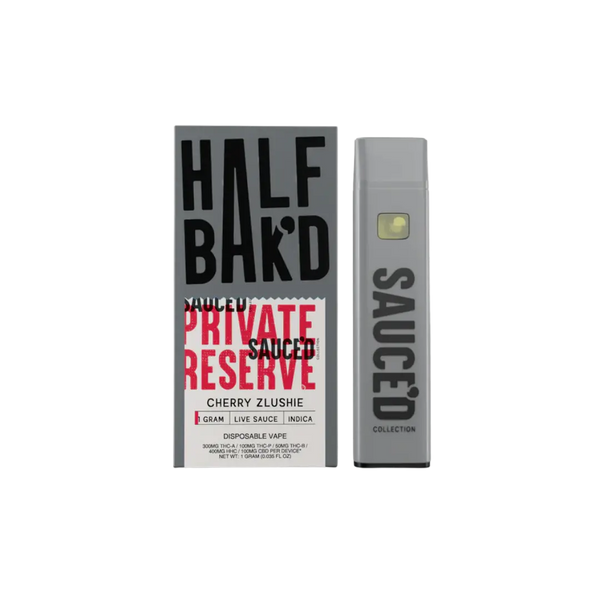 HALF BAKD SAUCED 1GM PRIVATE RESERVE DISPOSABLE HALF BAKD