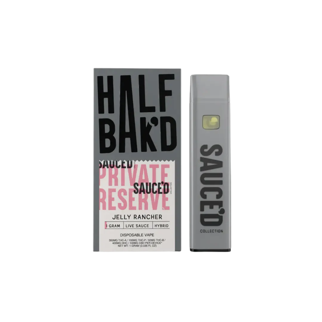 HALF BAKD SAUCED 1GM PRIVATE RESERVE DISPOSABLE HALF BAKD