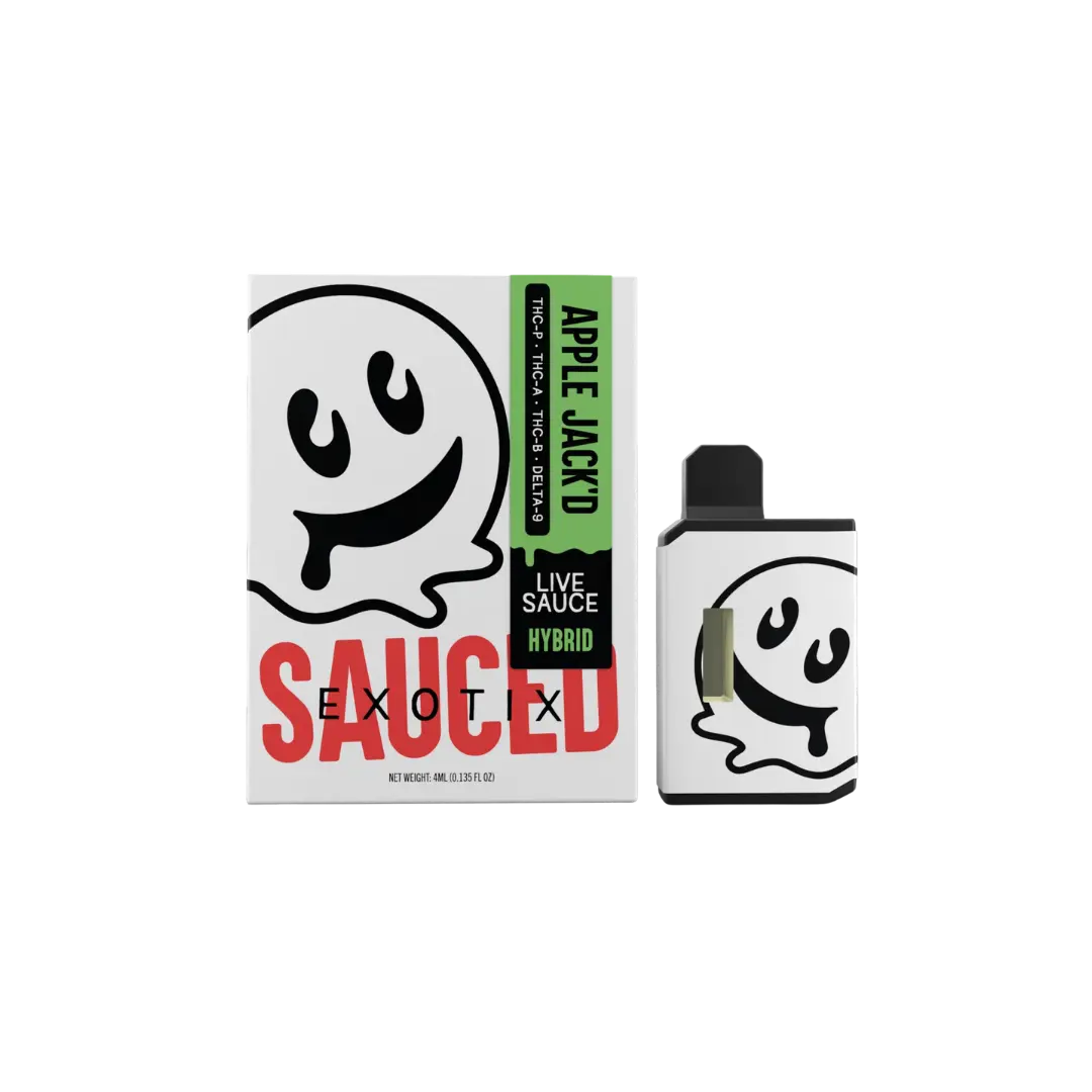 HALF BAKD SAUCED EXOTIX THC-A 4GM DISPOSABLE HALF BAKD