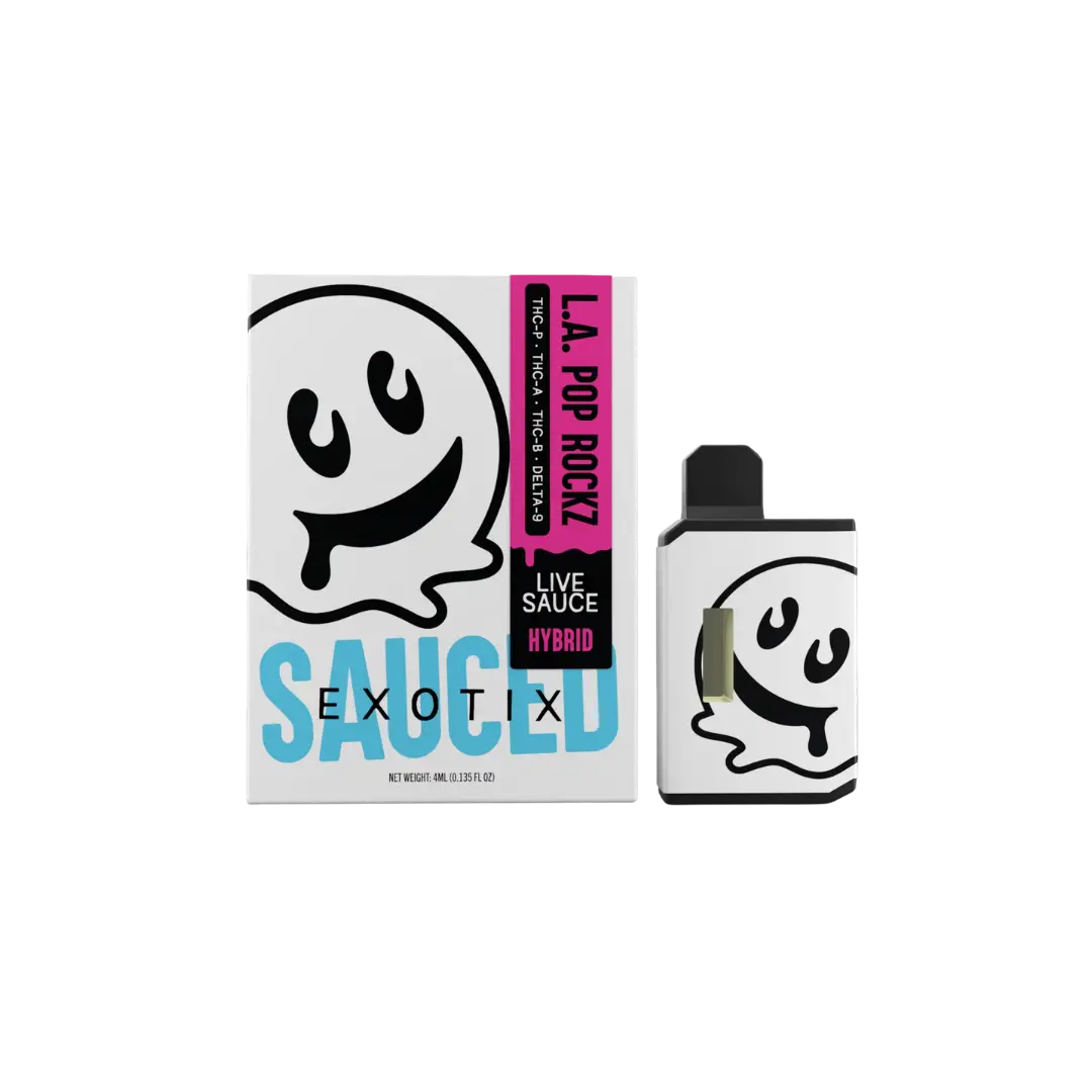 HALF BAKD SAUCED EXOTIX THC-A 4GM DISPOSABLE HALF BAKD