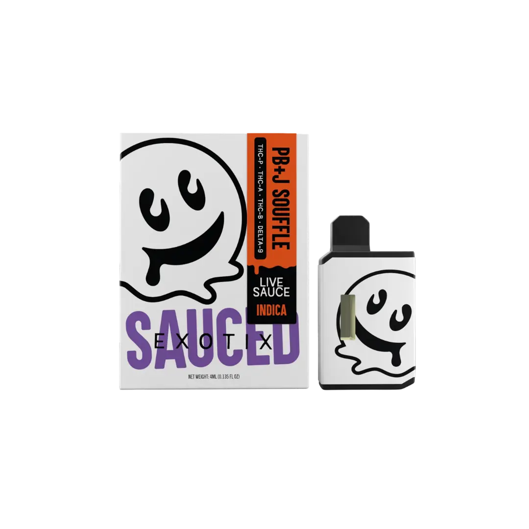 HALF BAKD SAUCED EXOTIX THC-A 4GM DISPOSABLE HALF BAKD