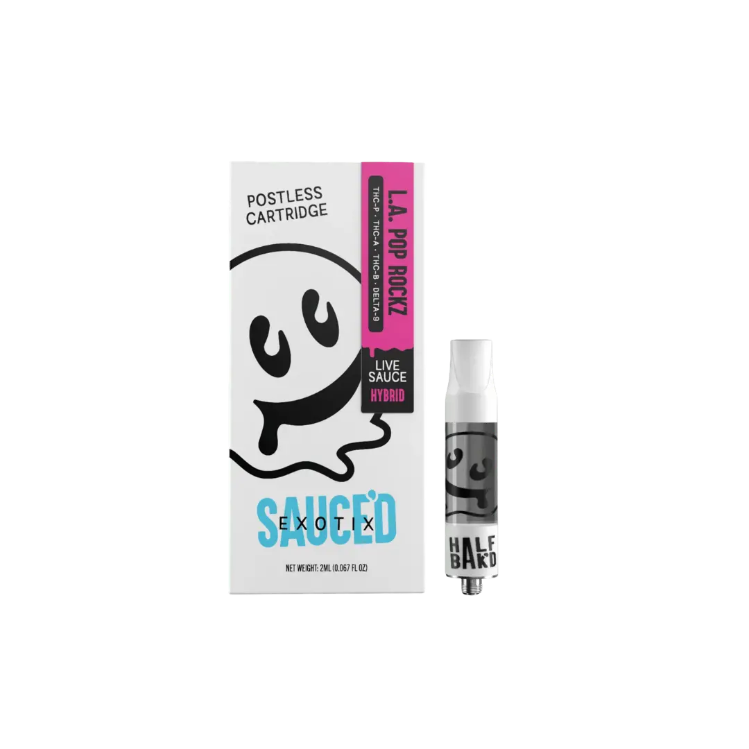 HALF BAKD SAUCED EXOTIX THC-P 2GM CART HALF BAKD