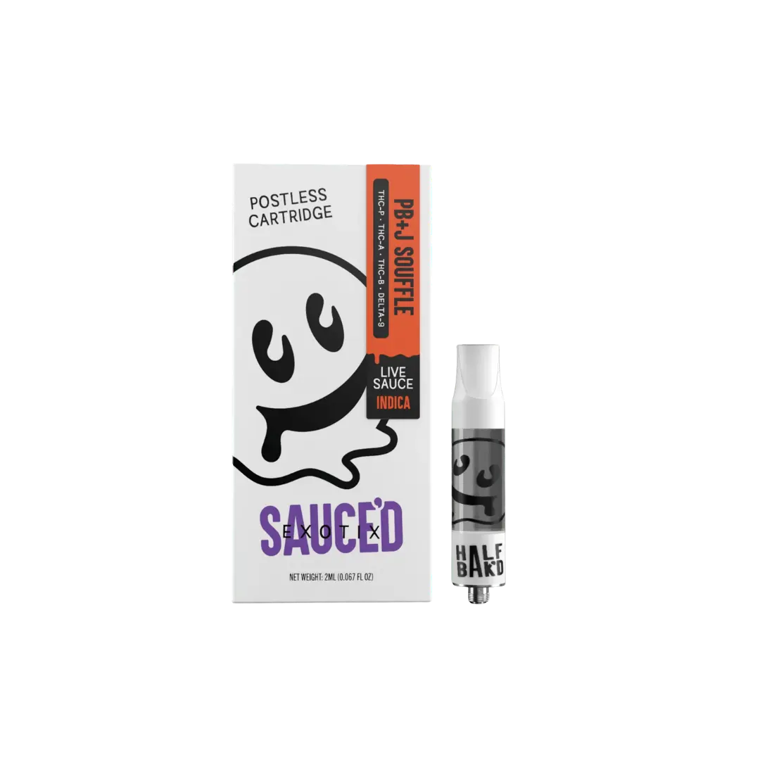 HALF BAKD SAUCED EXOTIX THC-P 2GM CART HALF BAKD