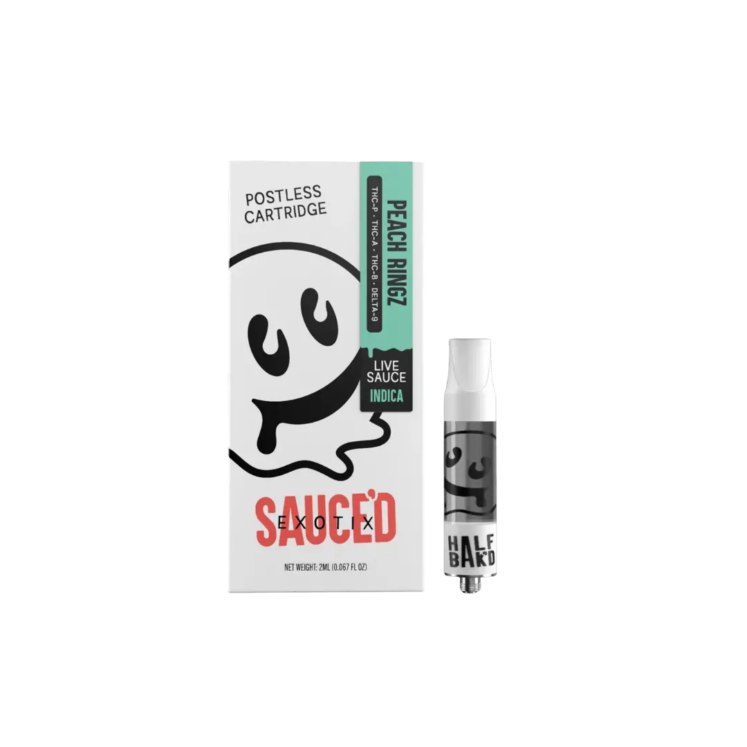 HALF BAKD SAUCED EXOTIX THC-P 2GM CART HALF BAKD