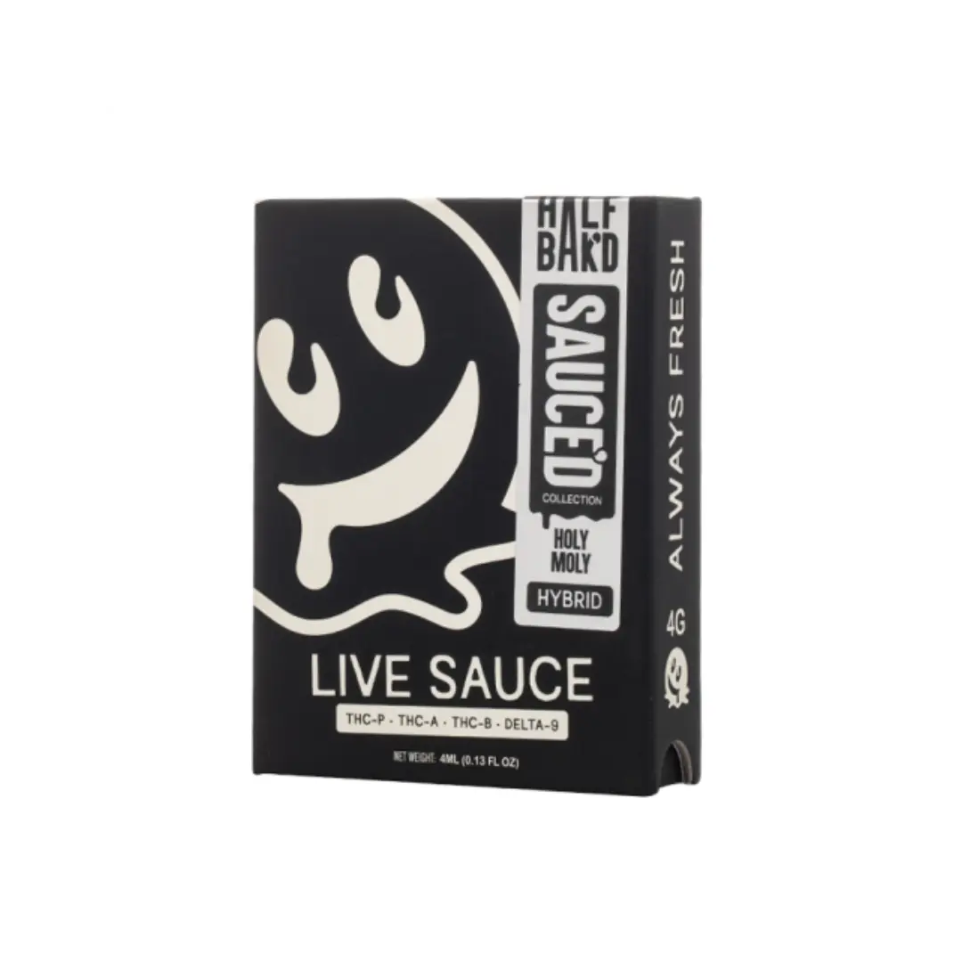HALF BAKD SAUCED THC-P LIVE RESIN 4GM DISPOSABLE HALF BAKD