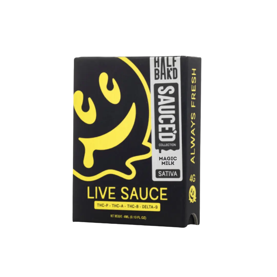 HALF BAKD SAUCED THC-P LIVE RESIN 4GM DISPOSABLE HALF BAKD