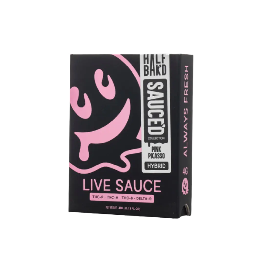 HALF BAKD SAUCED THC-P LIVE RESIN 4GM DISPOSABLE HALF BAKD
