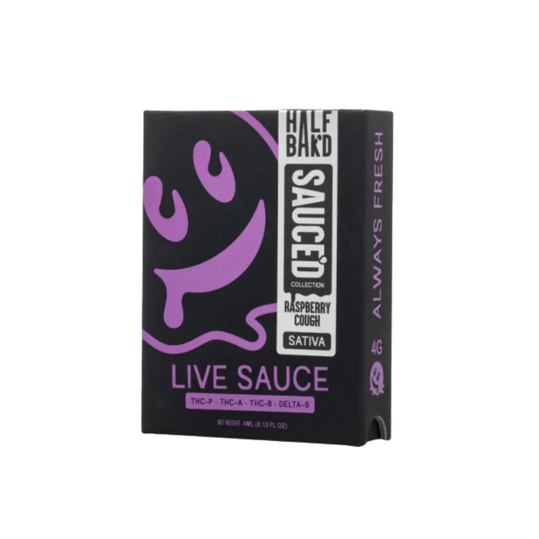 HALF BAKD SAUCED THC-P LIVE RESIN 4GM DISPOSABLE HALF BAKD