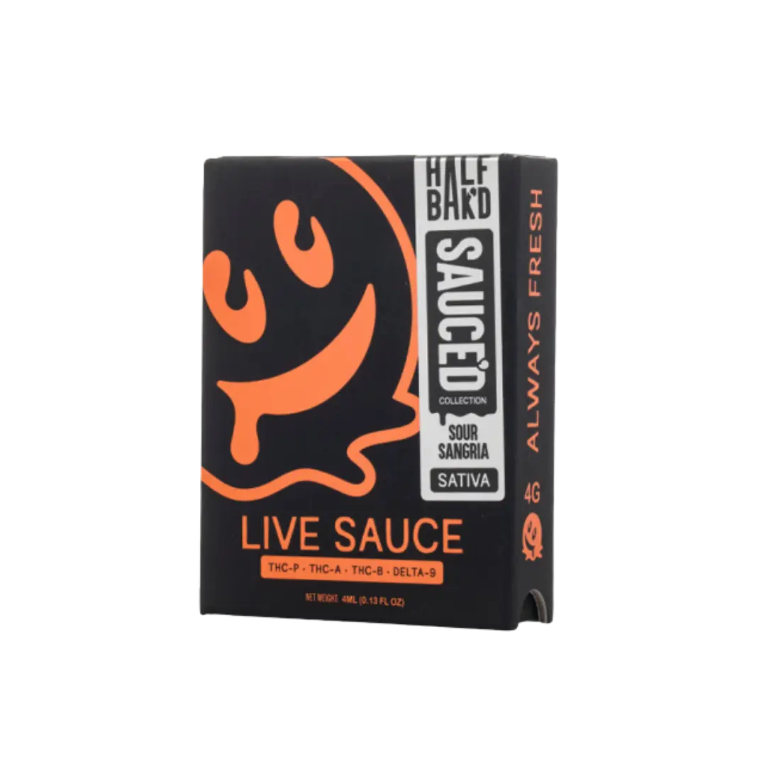 HALF BAKD SAUCED THC-P LIVE RESIN 4GM DISPOSABLE HALF BAKD