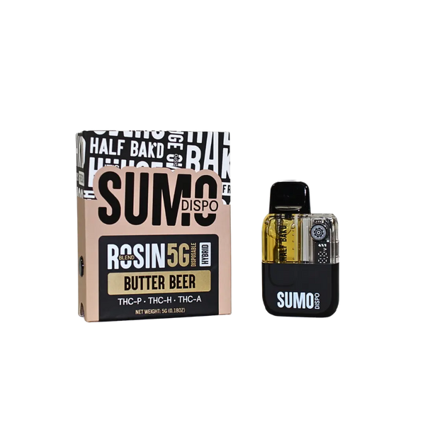 HALF BAKD SUMO THC-P ROSIN BLEND 5GM DISPOSABLE HALF BAKD