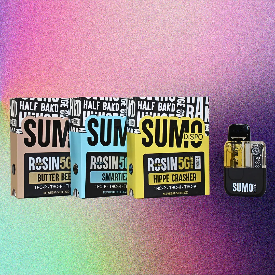 HALF BAKD SUMO THC-P ROSIN BLEND 5GM DISPOSABLE HALF BAKD