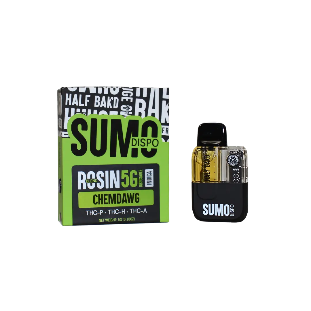 HALF BAKD SUMO THC-P ROSIN BLEND 5GM DISPOSABLE HALF BAKD