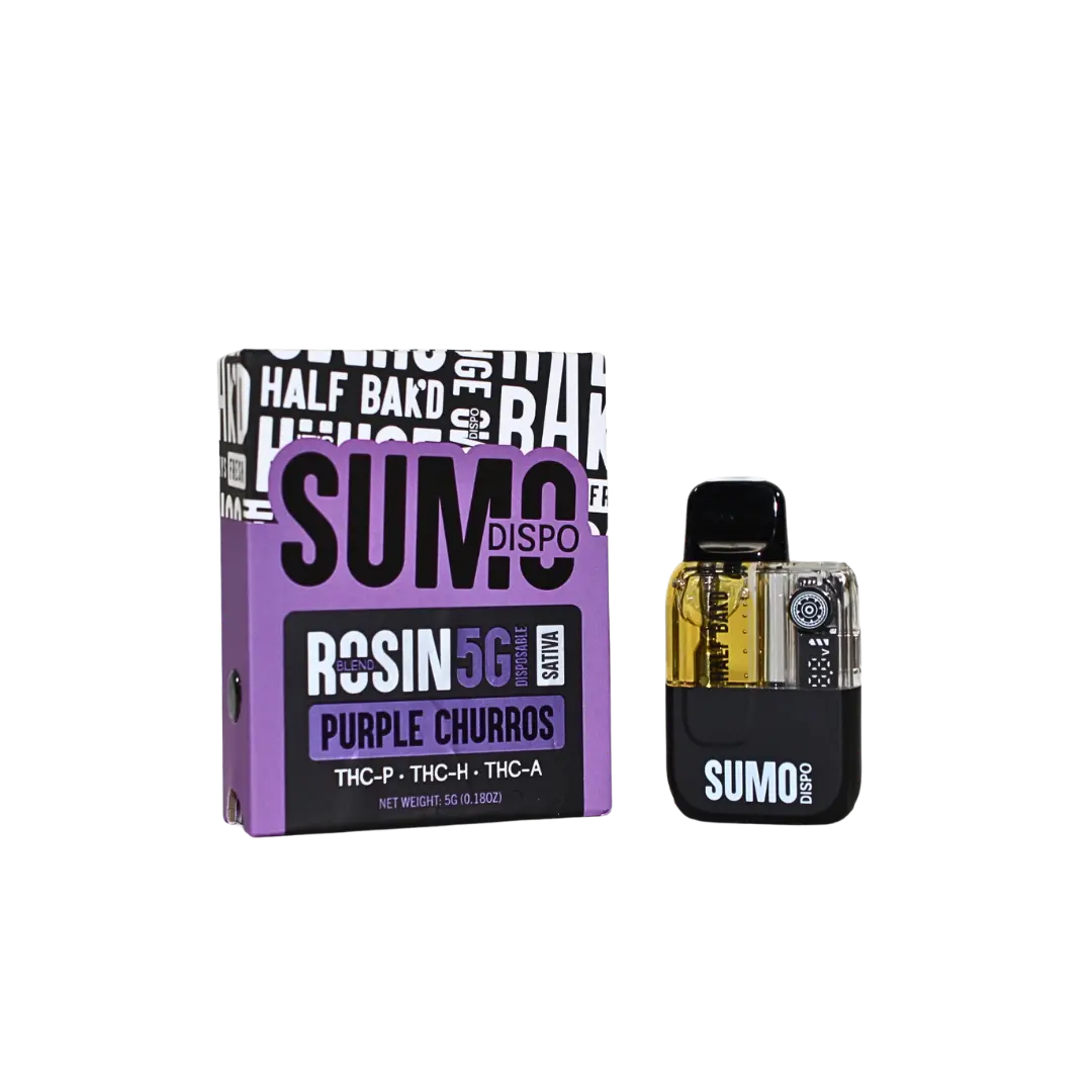 HALF BAKD SUMO THC-P ROSIN BLEND 5GM DISPOSABLE HALF BAKD