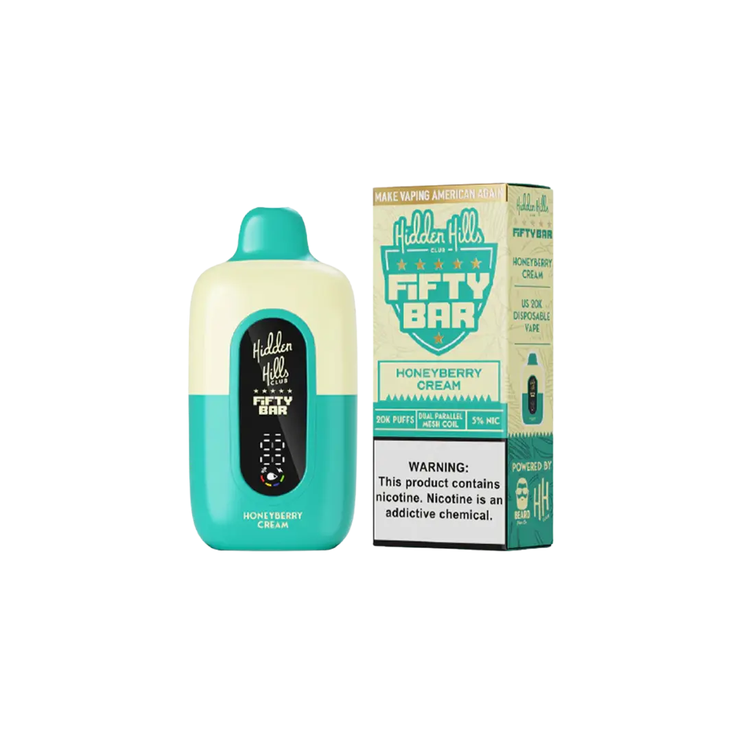 HIDDEN HILLS FIFTY BAR 20000 PUFFS DISPOSABLE HIDDEN HILLS