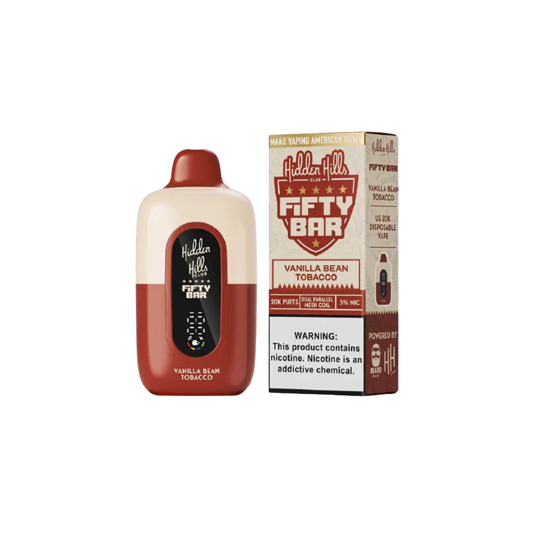 HIDDEN HILLS FIFTY BAR 20000 PUFFS DISPOSABLE HIDDEN HILLS