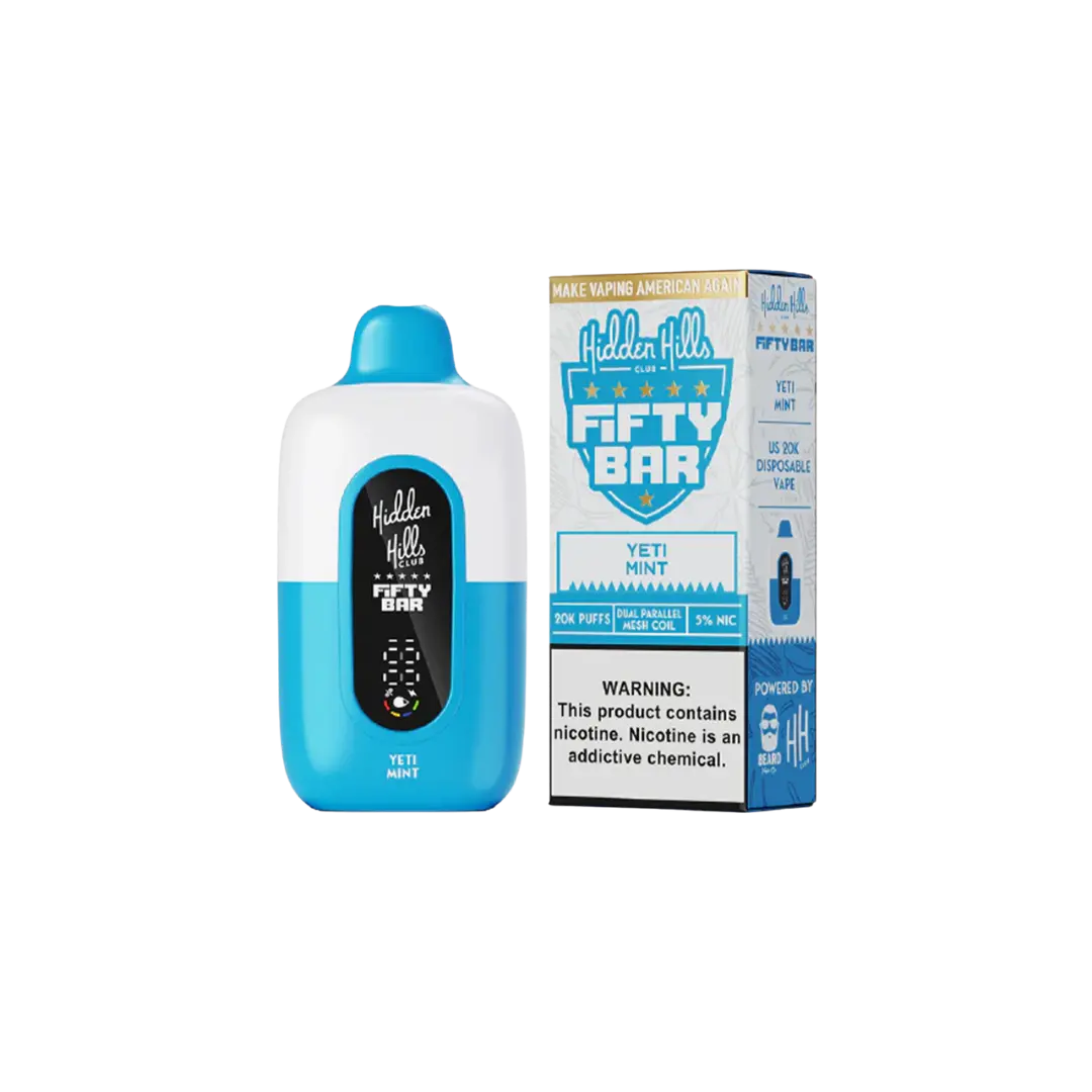 HIDDEN HILLS FIFTY BAR 20000 PUFFS DISPOSABLE HIDDEN HILLS