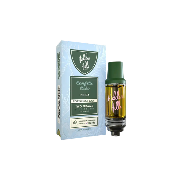 HIDDEN HILLS RIZZ BLEND D9 THC-P HTE LIVE SUGAR 2GM CART HIDDEN HILLS
