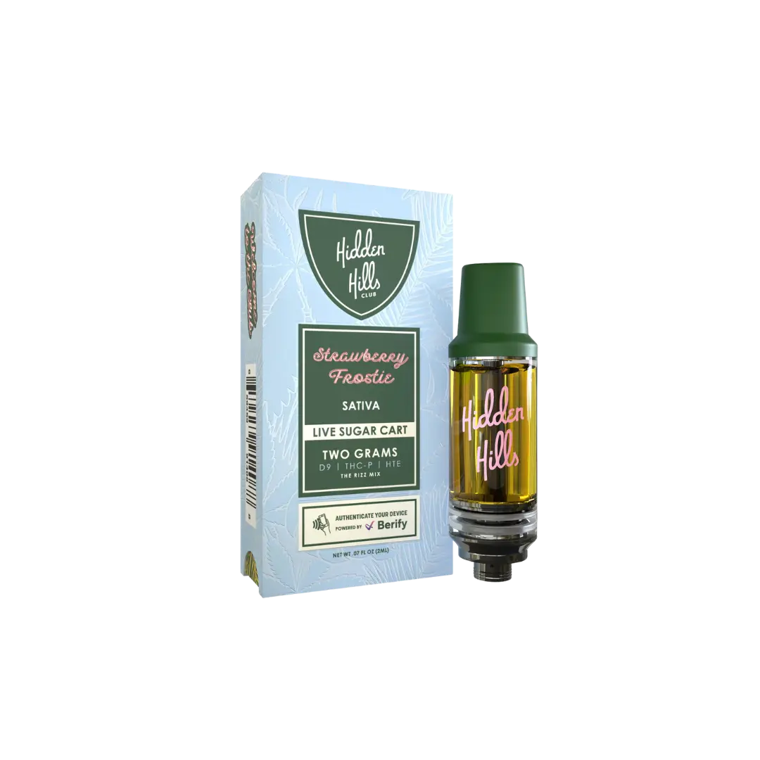 HIDDEN HILLS RIZZ BLEND D9 THC-P HTE LIVE SUGAR 2GM CART HIDDEN HILLS