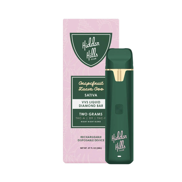 HIDDEN HILLS THCA VVS NIGHT NIGHT BLEND DISPOSABLE HIDDEN HILLS