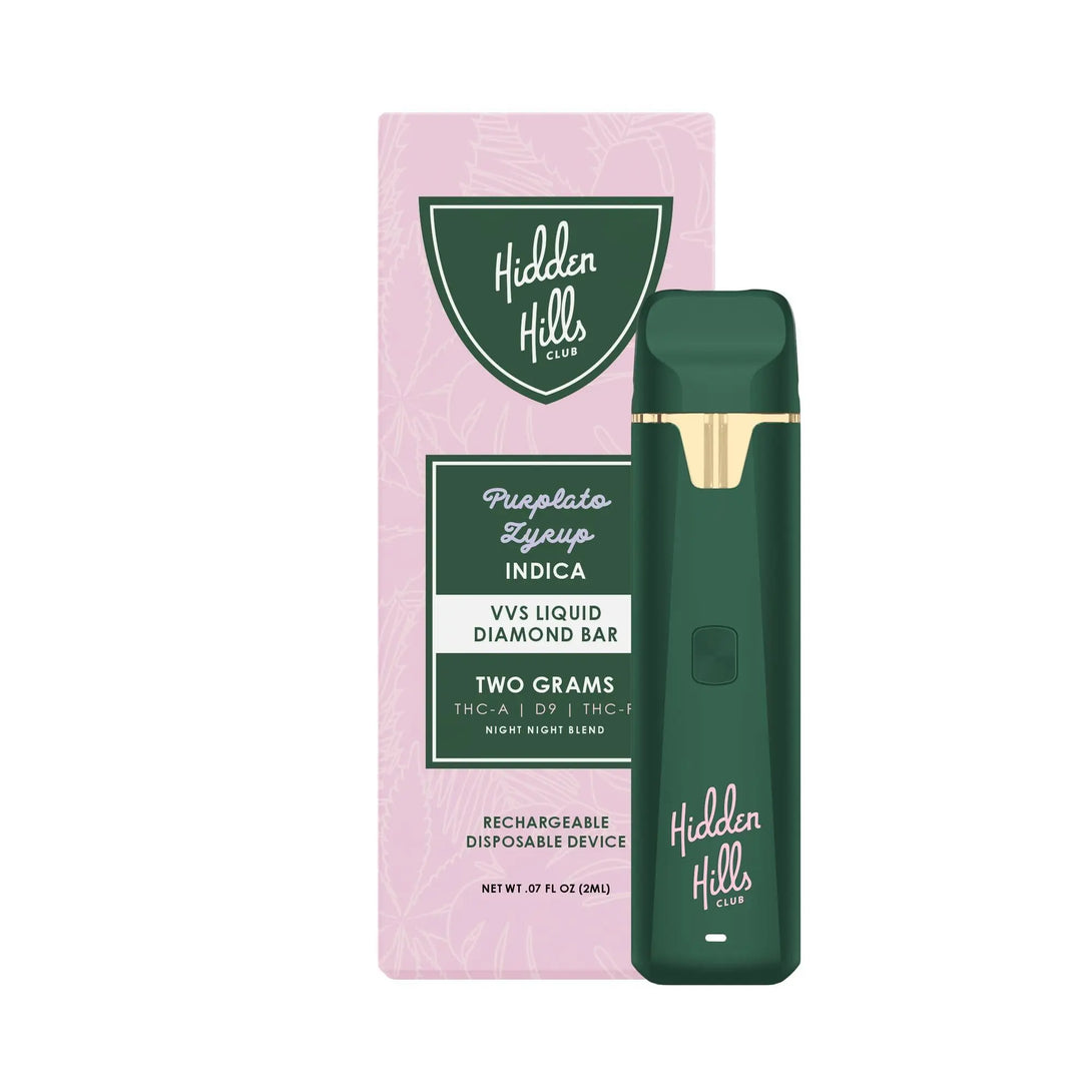HIDDEN HILLS THCA VVS NIGHT NIGHT BLEND DISPOSABLE HIDDEN HILLS