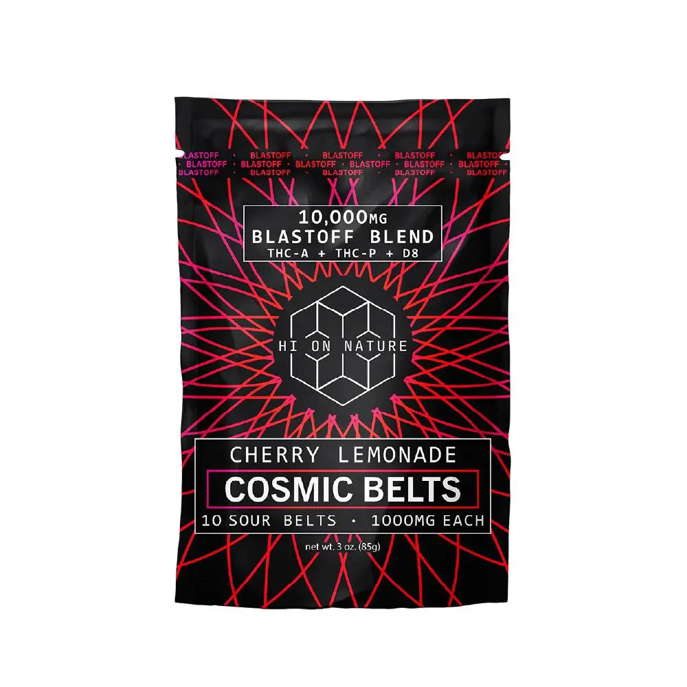 Hi On Nature Blastoff Blend Cosmic Belt Gummies, 1000 mg Hi On Nature