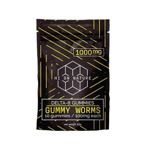 Hi On Nature Delta 8 Gummies, 10CT, 1000 mg Hi On Nature
