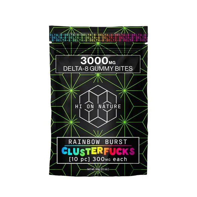Hi On Nature Delta 8 Gummies, 10CT, 1000 mg Hi On Nature