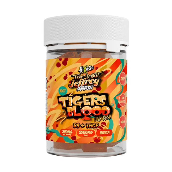 HiXotic Trap'd Out Jeffrey D9 + THCP Gummies, 10CT, 2500 mg HiXotic