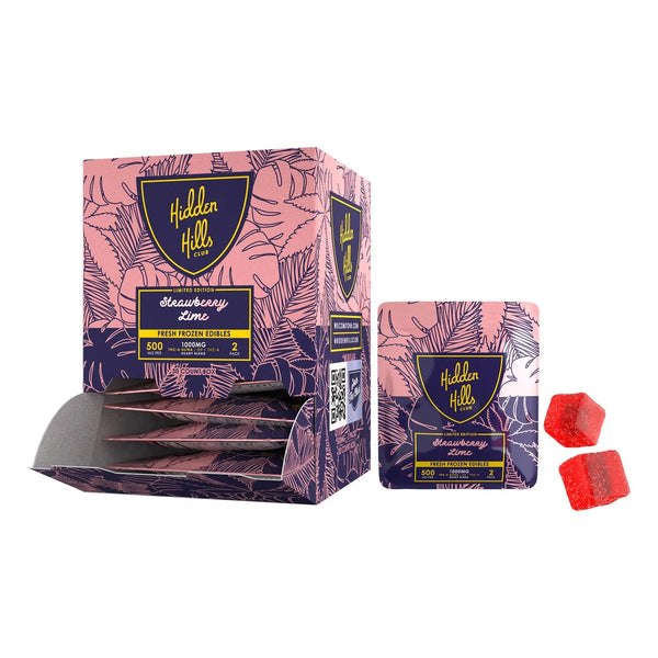 Hidden Hills THCA Ultra Heady Blend Gummies, 2CT, 1000 mg Hidden Hills