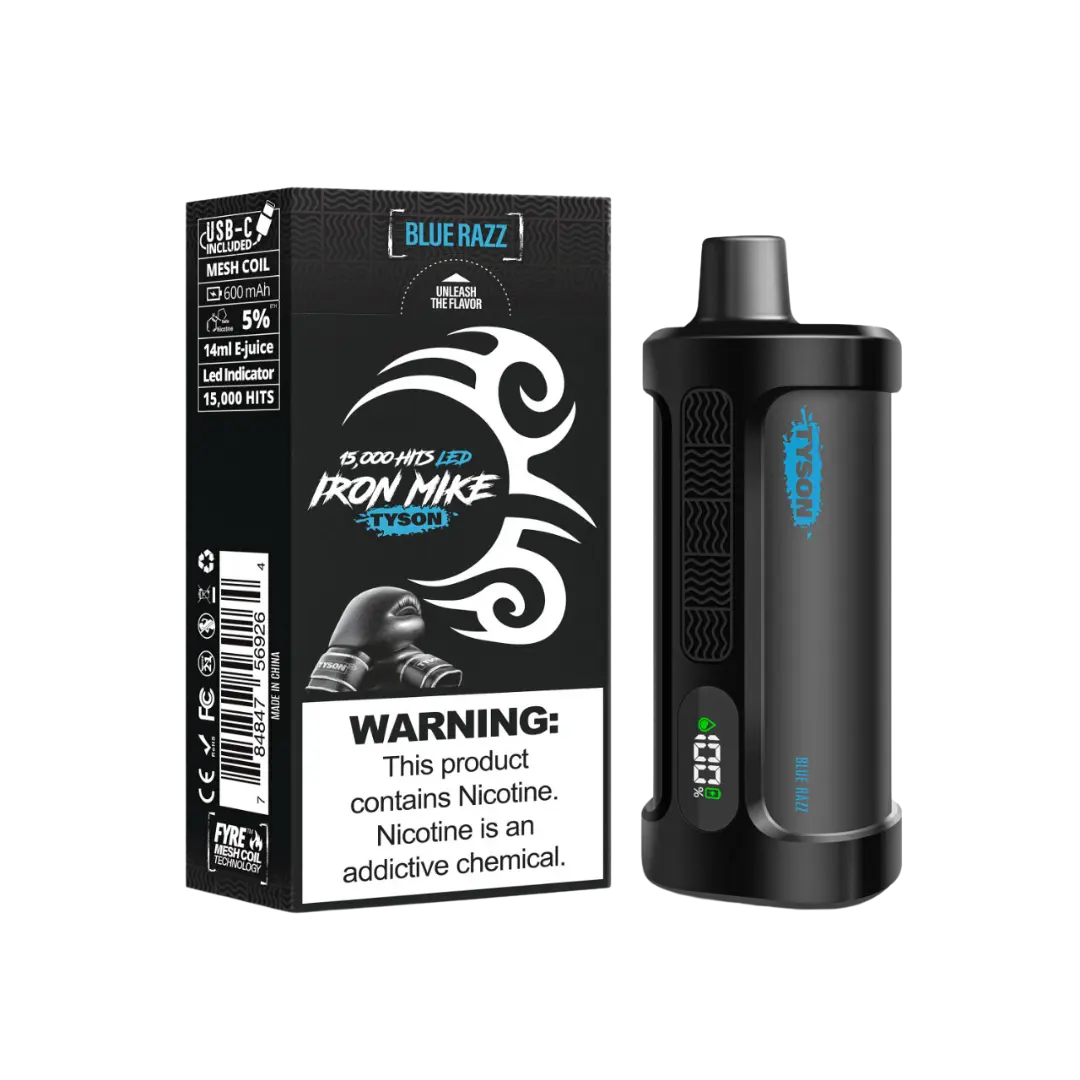 IRON MIKE TYSON 15000 PUFFS DISPOSABLE TYSON