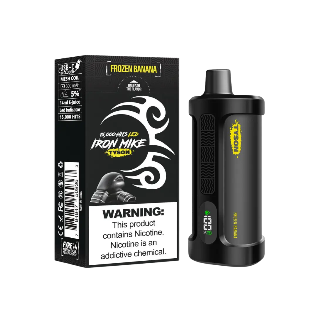 IRON MIKE TYSON 15000 PUFFS DISPOSABLE TYSON