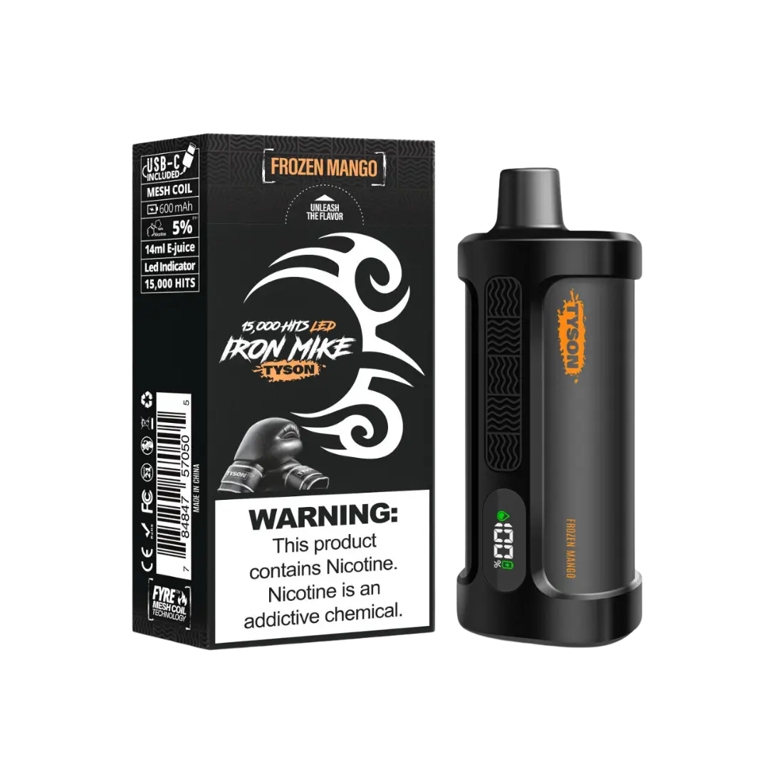 IRON MIKE TYSON 15000 PUFFS DISPOSABLE TYSON