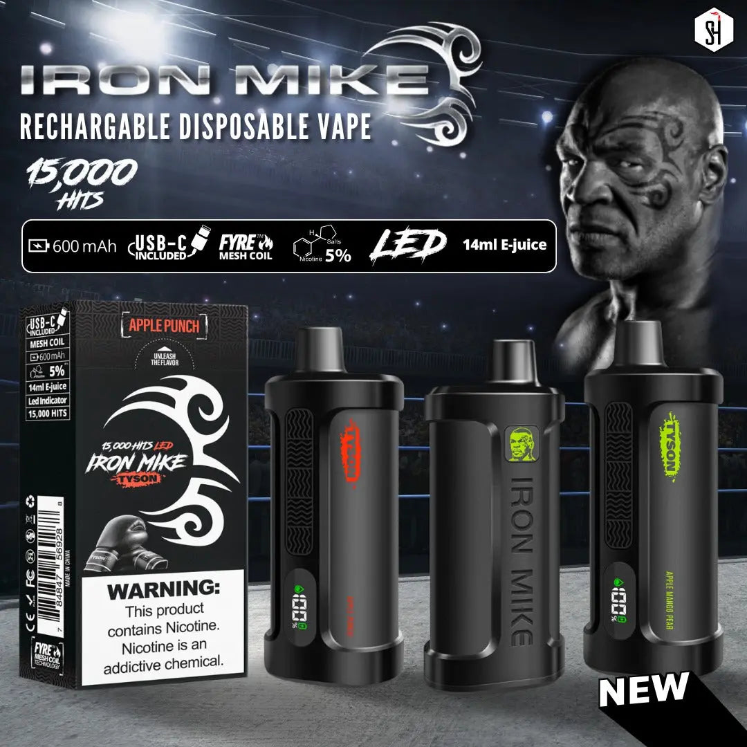 IRON MIKE TYSON 15000 PUFFS DISPOSABLE TYSON