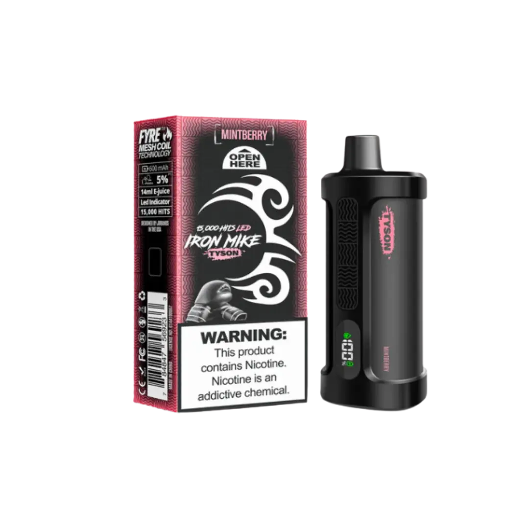 IRON MIKE TYSON 15000 PUFFS DISPOSABLE TYSON