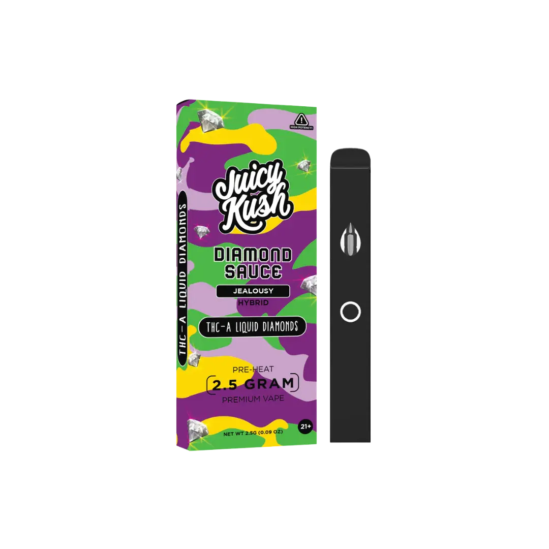 JUICY KUSH 2.5GM THC-A DIAMOND SAUCE DISPOSABLE JUICY KUSH