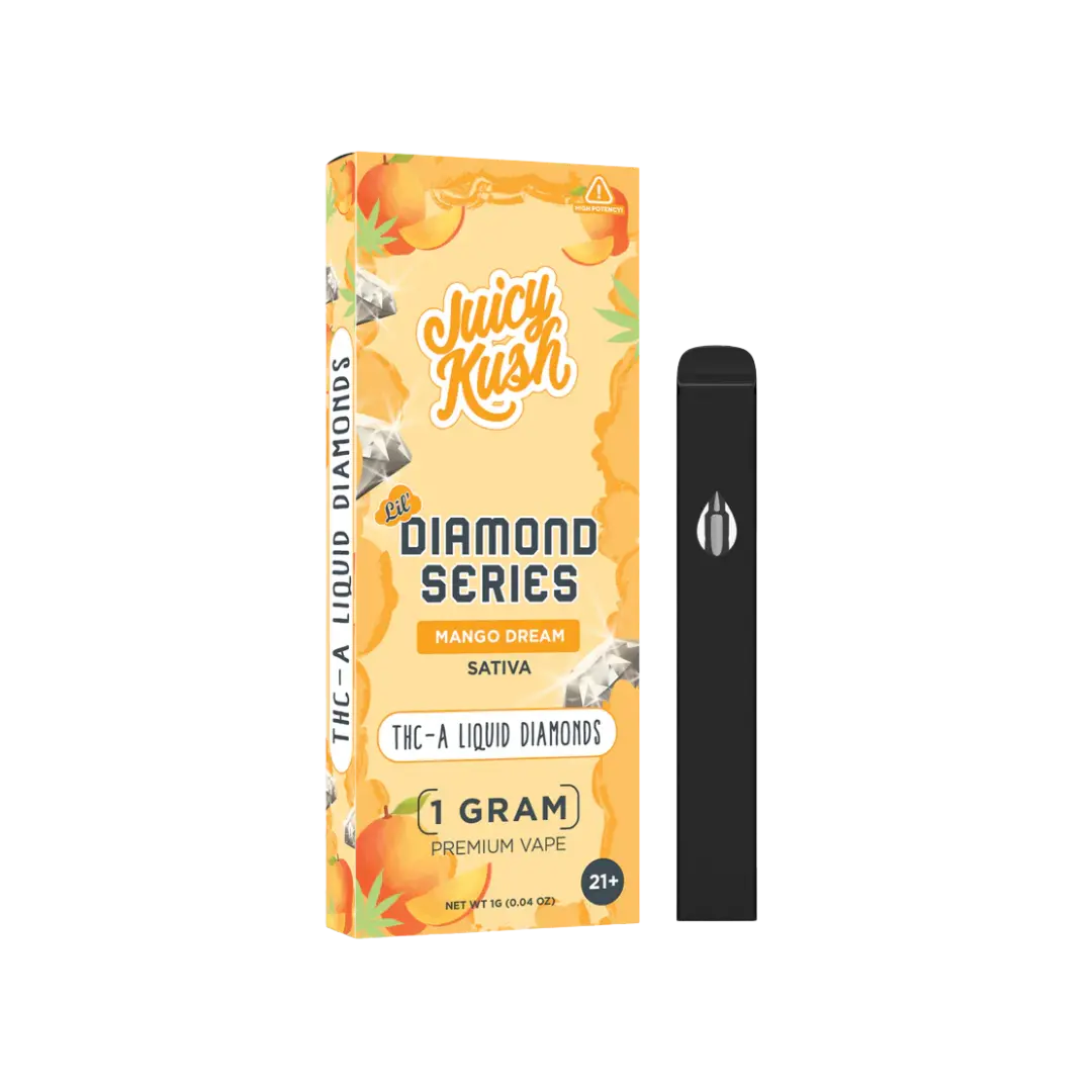 JUICY KUSH LIL DIAMOND SERIES 1GM THC-A DISPOSABLE JUICY KUSH