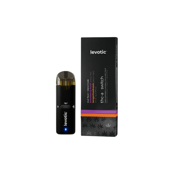 LEVOTIC DUAL FLAVOR + BLEND MODE 3GM THC-A DISPOSABLE LEVOTIC