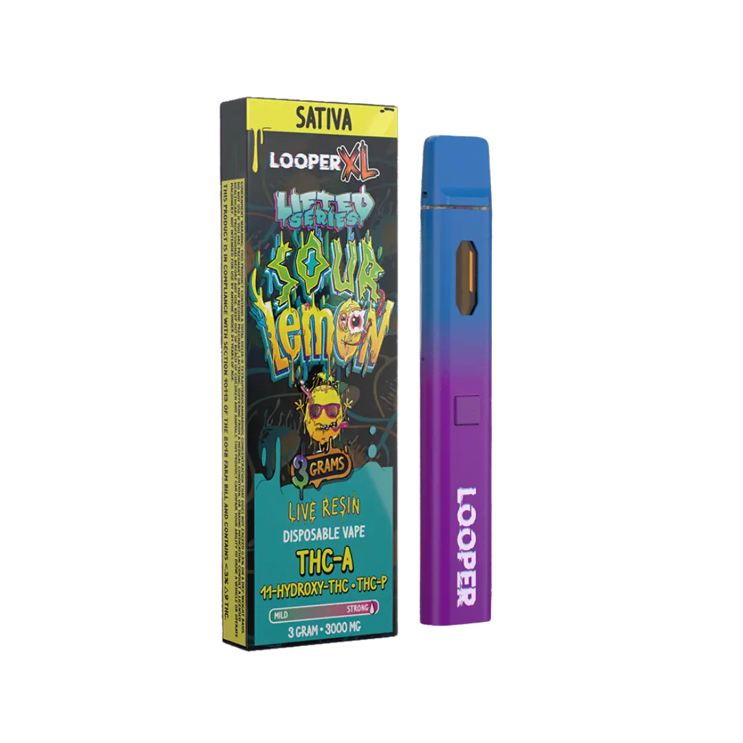 LOOPER LIFTED SERIES 3GM THC-A LIVE RESIN DISPOSABLE LOOPER