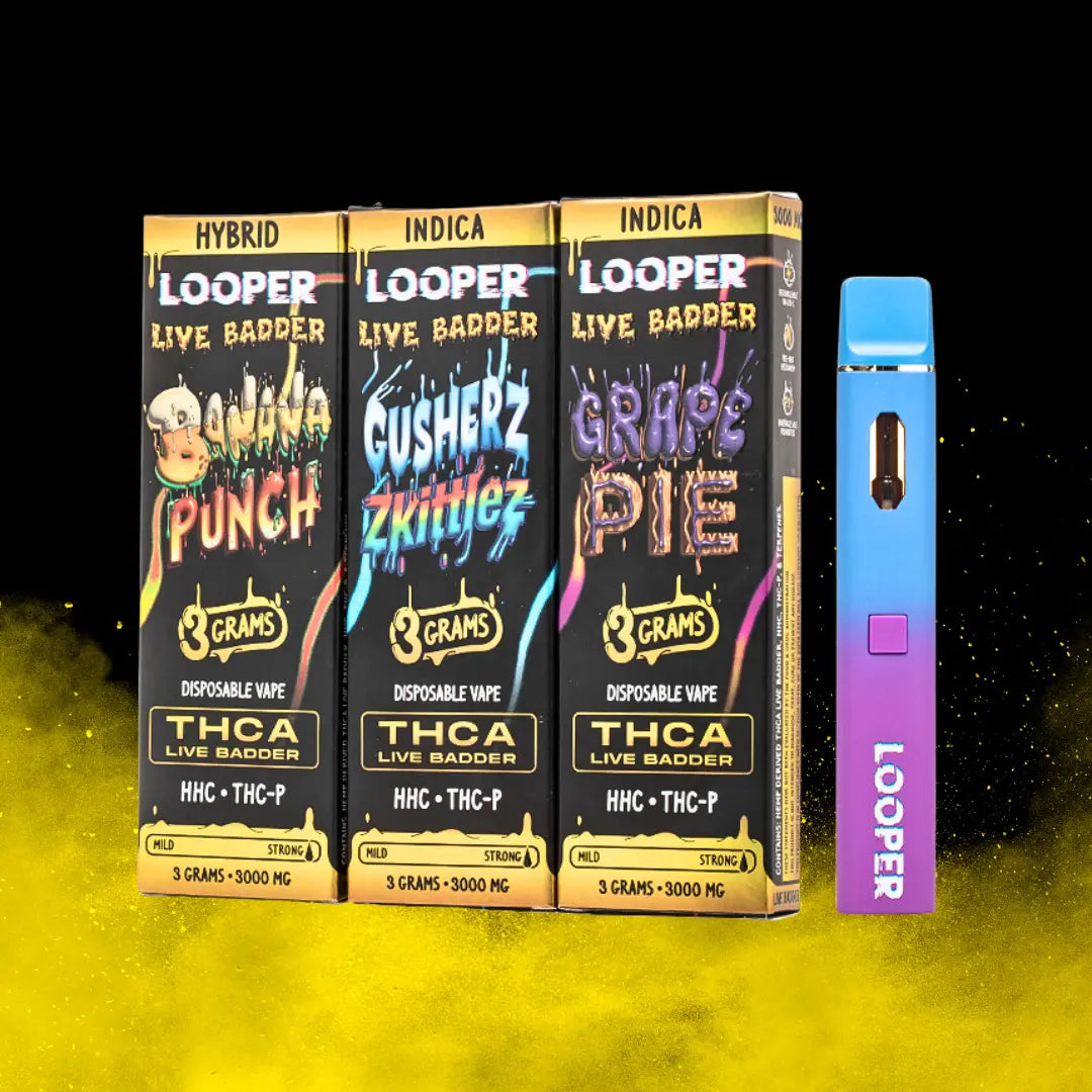 LOOPER LIVE BADDER 3GM THC-A DISPOSABLE LOOPER