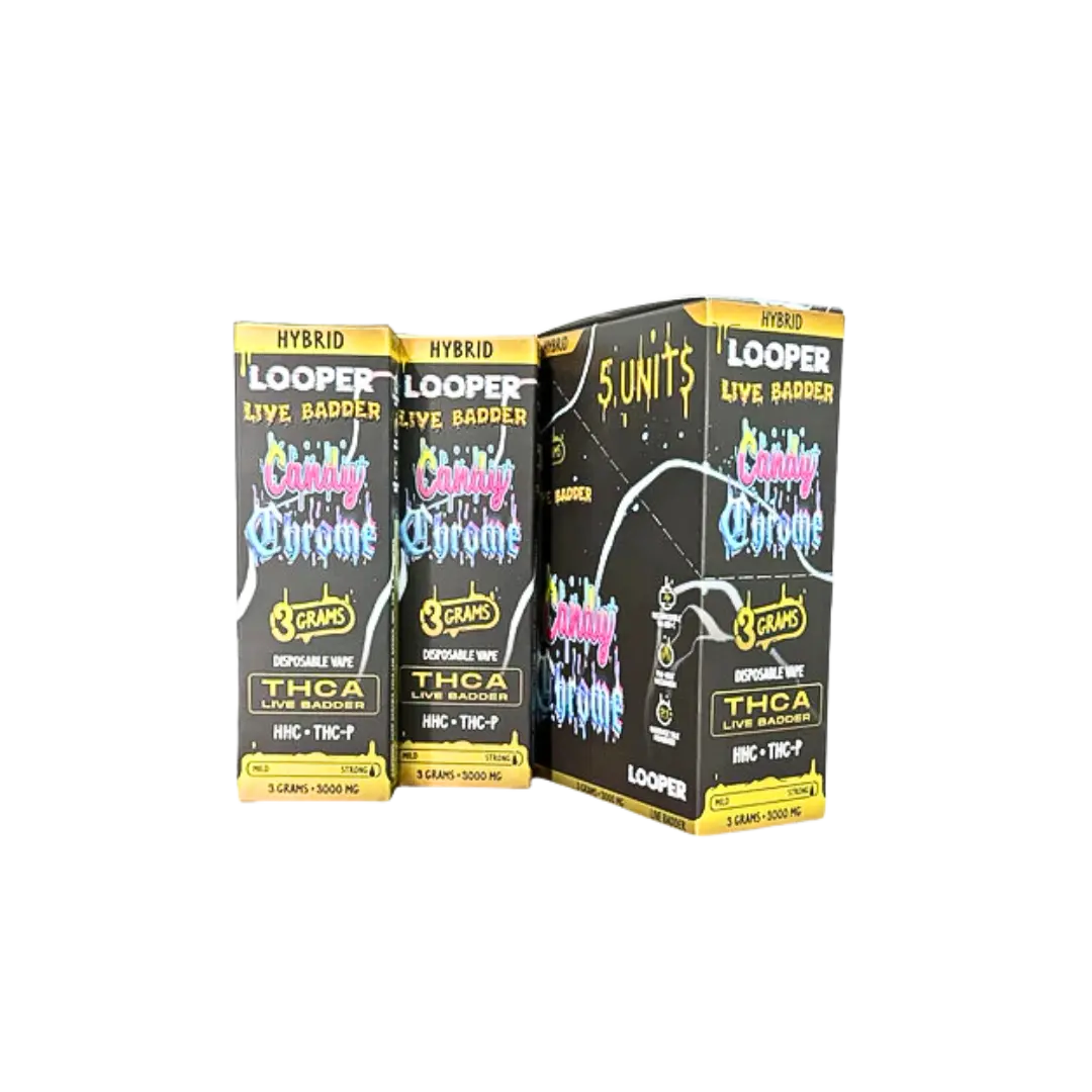 LOOPER LIVE BADDER 3GM THC-A DISPOSABLE LOOPER