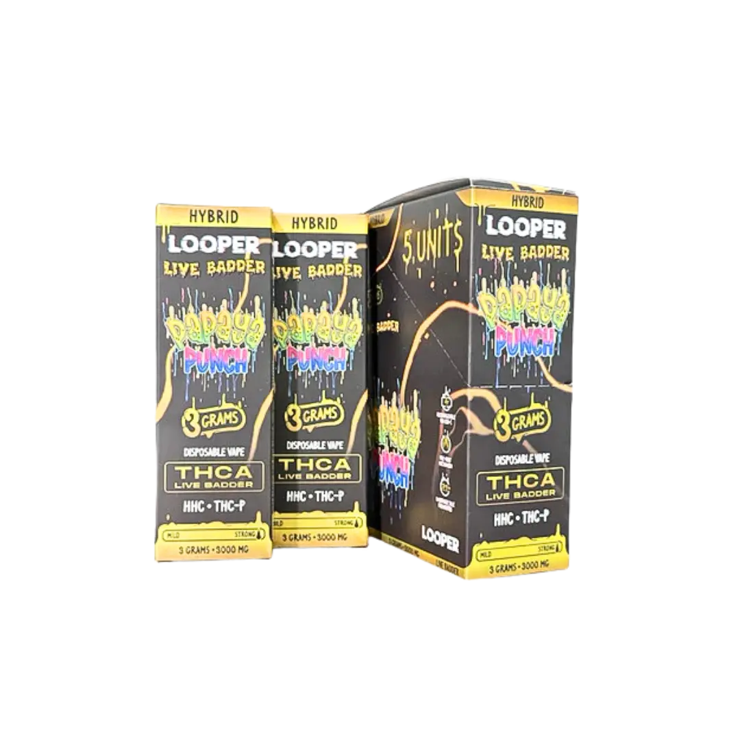LOOPER LIVE BADDER 3GM THC-A DISPOSABLE LOOPER