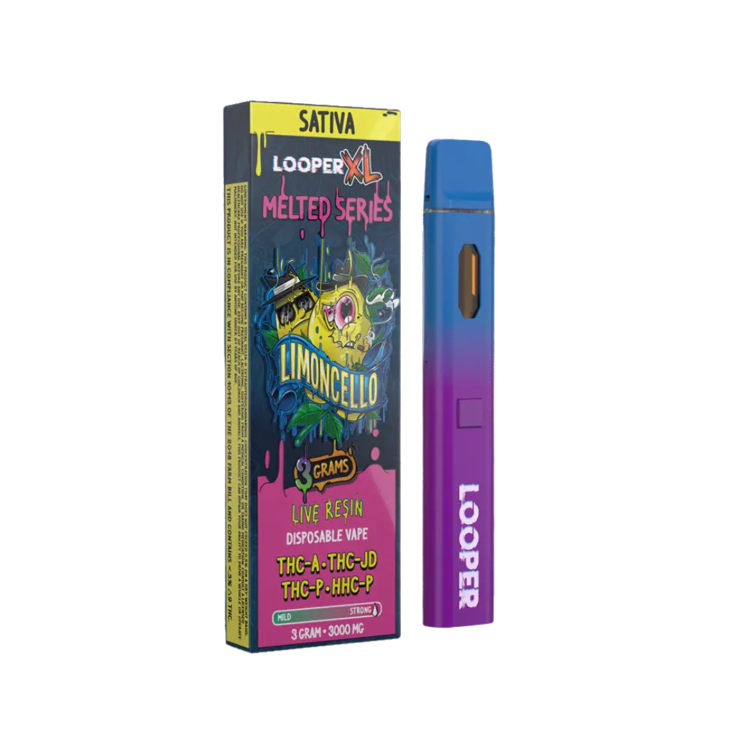 LOOPER XL MELTED SERIES 3GM THC-A LIVE RESIN DISPOSABLE LOOPER