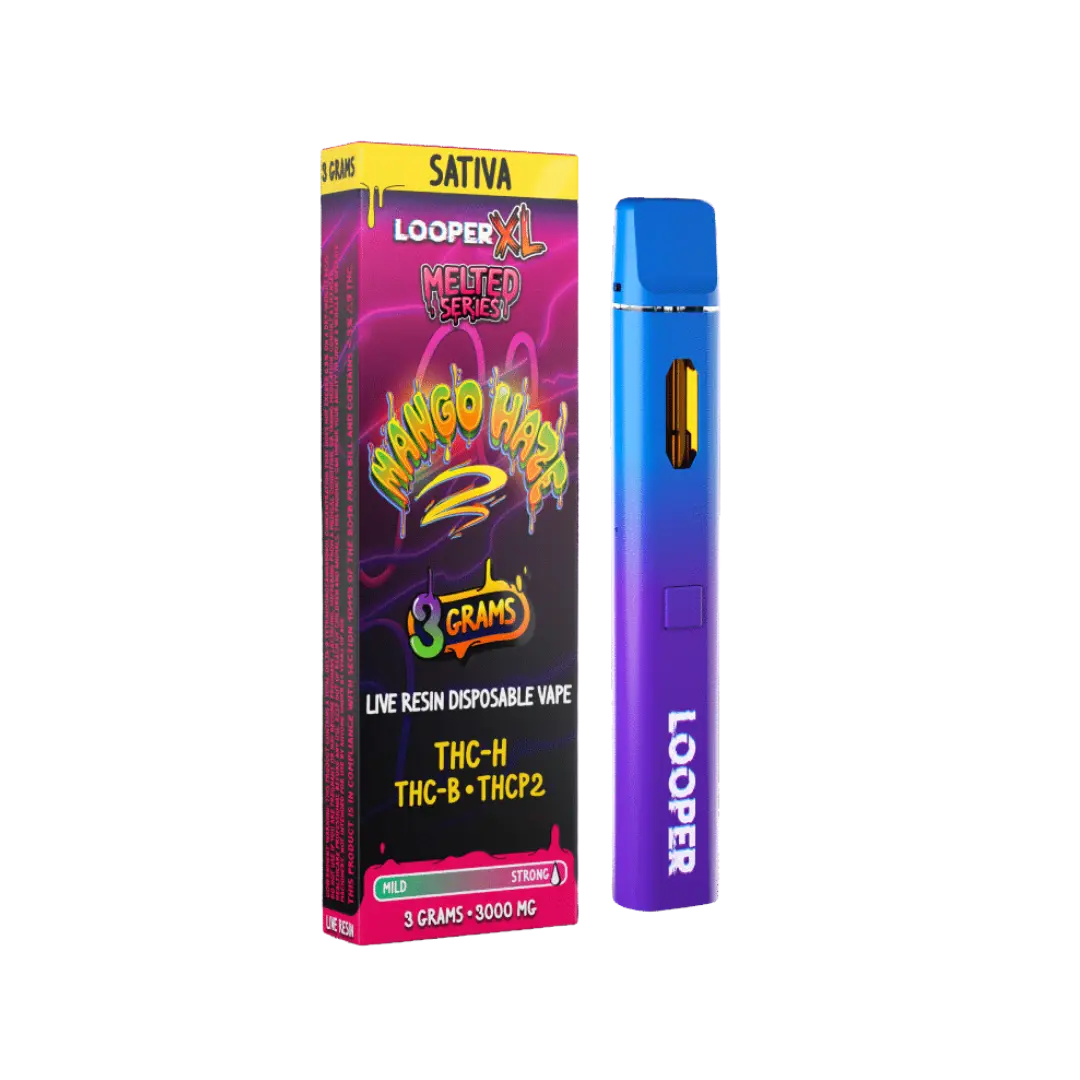 LOOPER XL MELTED SERIES 3GM THC-A LIVE RESIN DISPOSABLE LOOPER