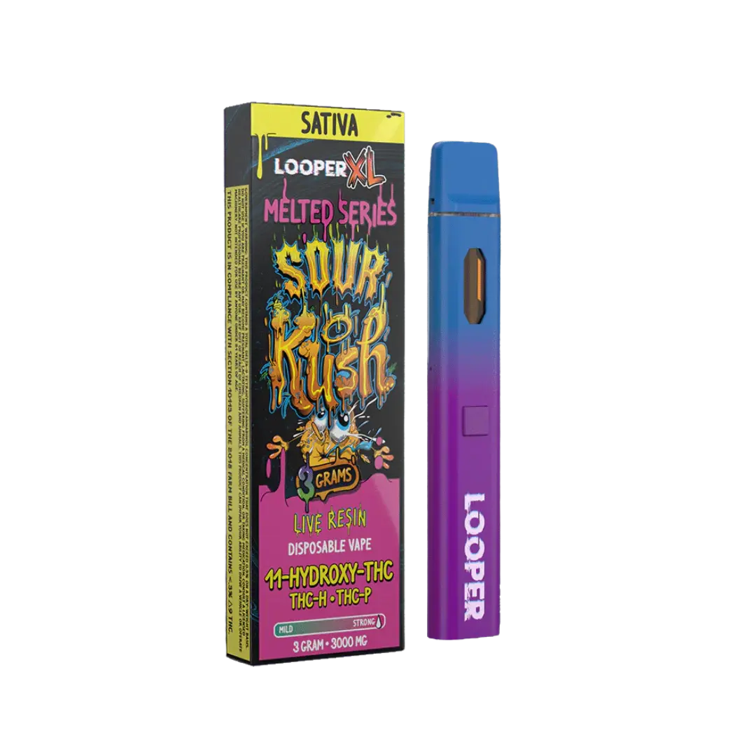LOOPER XL MELTED SERIES 3GM THC-A LIVE RESIN DISPOSABLE LOOPER