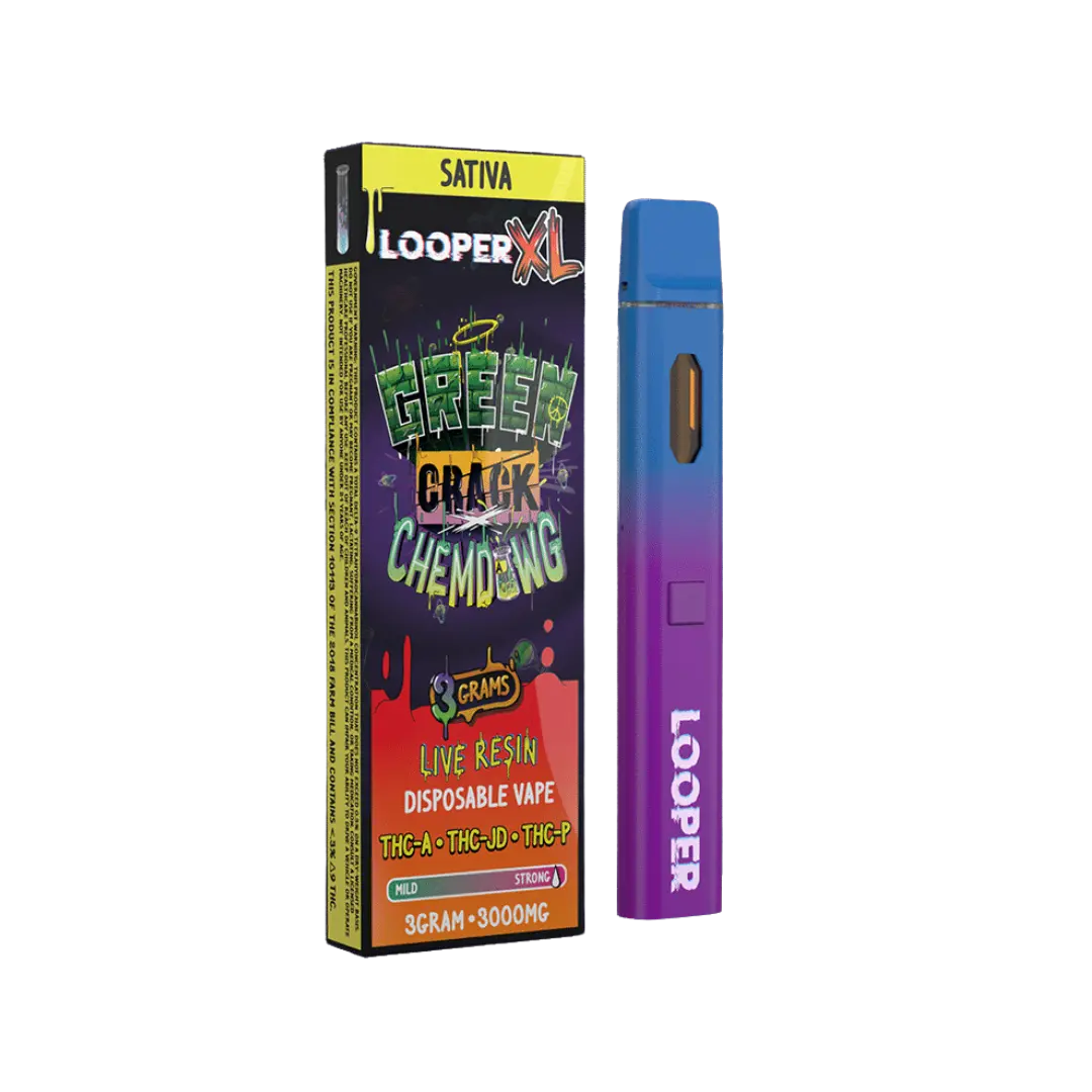 LOOPER XL SERIES 3GM THC-A LIVE RESIN DISPOSABLE LOOPER