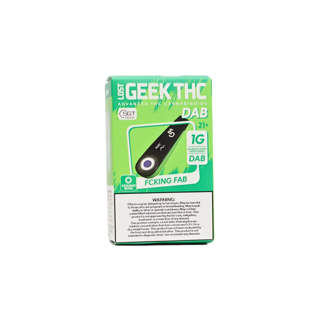 LOST GEEK THC 1GM DISPOSABLE DAB PEN GEEK THC
